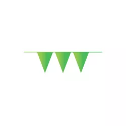 Hellgrüne Wimpelgirlande