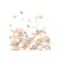 70g Petites Décos "Bubbles Pastel" en sucre