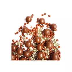 Mixed pearls with sugar and milk chocolate - 50g