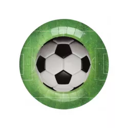 Fussballteller grün
