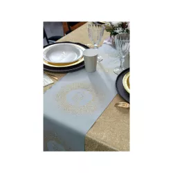 1 Tischläufer "glitzernde Weihnachten"