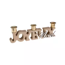 1 Candle Holder - Joyeux Noël