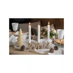 1 Candle Holder - Joyeux Noël