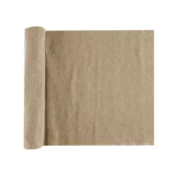 Natural cotton table runner