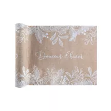 Chemin de table "Douceur d'hiver"