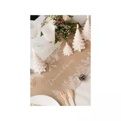 Chemin de table "Douceur d'hiver"