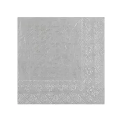25 silver napkins