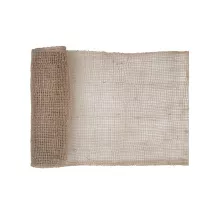 1 Chemin de table en jute fin largeur 26 cm