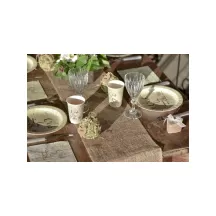 1 Runner da tavola in iuta sottile - larghezza 26 cm