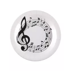 10 Musik Pappteller