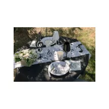 10 Music paper plates