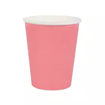 10 Pink paper cups
