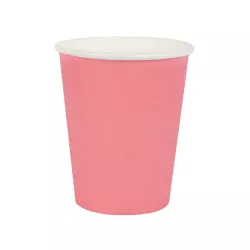 10 Pink paper cups
