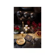 1 chemin de table en paillettes dorées