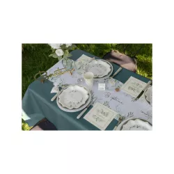 Chemin de table feuillage "Baptême"