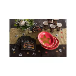 Chemin de table - paillettes dorées