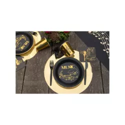Tischsets "goldene Schallplatte"