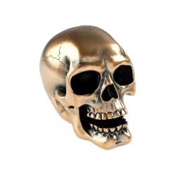 1 decorazione a forma di teschio - oro