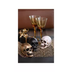 1 skull decoration - gold