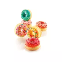 Dessertform Mini Donuts aus Silikon