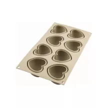 Moule en silicone - Cuoricino - 8pcs