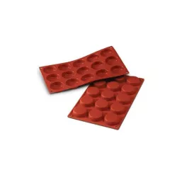 Moules "Universo" en silicone - Dimension de chaque cavité: Ø 5 cm