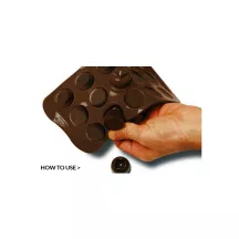 1 moule à chocolats en silicone Vertigo