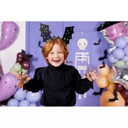 4 paper hair hoops - bats