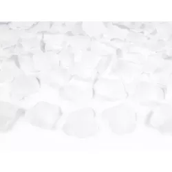 1 confetti cannon - white rose petals