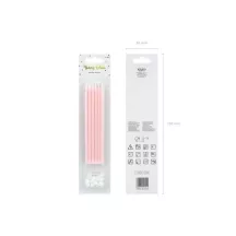 Tall candles "light pink"