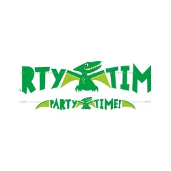 Garland dinosaurs "Party time !"