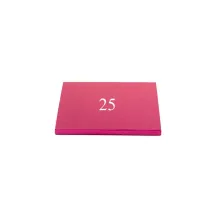 Plateau fuchsia - Forme du plateau: Carré 25 cm