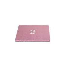Plateau rose - Forme du plateau: Carré 25 cm