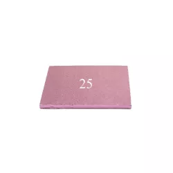Plateau rose - Forme du plateau: Carré 25 cm