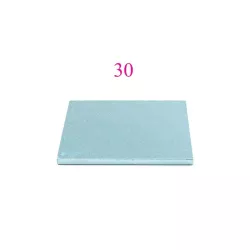 Plateau bleu bébé - Forme du plateau: Carré 30 cm