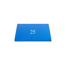 Dark blue cake board - Cake board shape: Square 25 cm