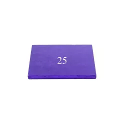 Piatto torta viola - Forma del piatto torta: Quadrato 25 cm