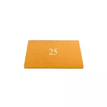 Plateau orange - Forme du plateau: Carré 25 cm