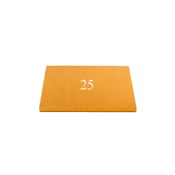 Orange cake board - Cake board shape: Square 25 cm