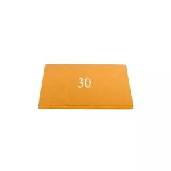 Orange cake board - Cake board shape: Square 30 cm