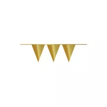 Goldene Wimpelgirlande