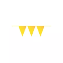 Yellow pennant garland