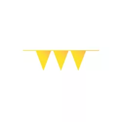 Yellow pennant garland