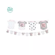Girlande "Hey Baby" - rosa