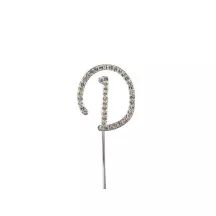 Cake Topper "Diamond letters" - Letter to choose: D
