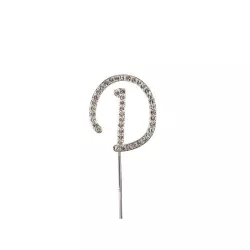 Cake Topper "Diamond letters" - Letter to choose: D