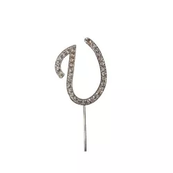 Cake Topper "Diamond letters" - Letter to choose: U