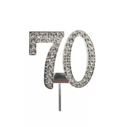 Cake Topper "Diamond Numbers" - Number: 70