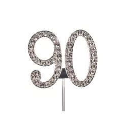 Cake Topper "Diamond Numbers" - Number: 90