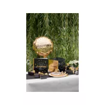 Golden foil balloon "Joyeux Anniversaire"
